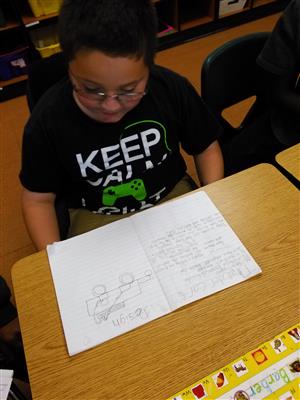 Picture of boy reading 